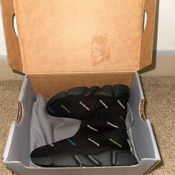Toddler Balenciaga Sock Trainers Size 25-26 (9c-9.5c) - Picture 3 of 8